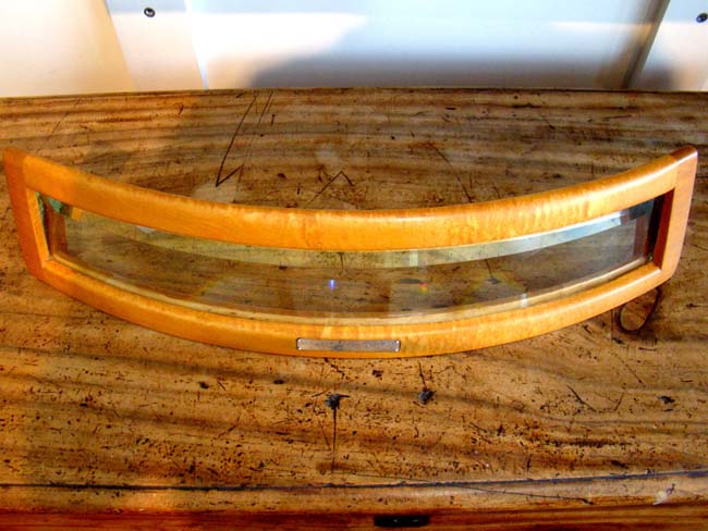 A section of the Fresnel Lens Prism removed the Highland Lighthouse in 1951